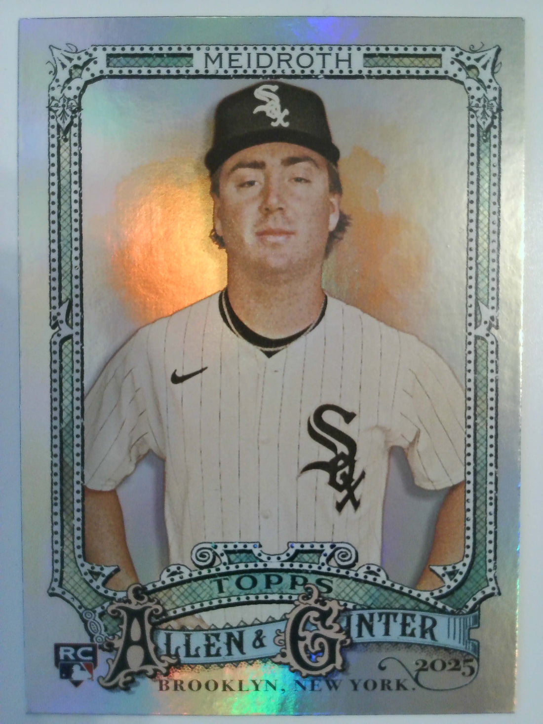 2025 Topps Allen & Ginter Baseball Silver Portrait Chase Meidroth #115 Rookie