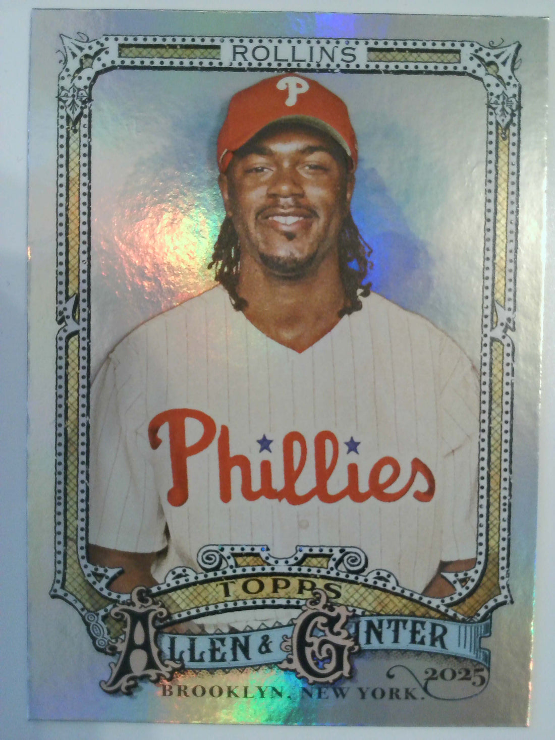 2025 Topps Allen & Ginter Baseball Silver Portrait Jimmy Rollins #159