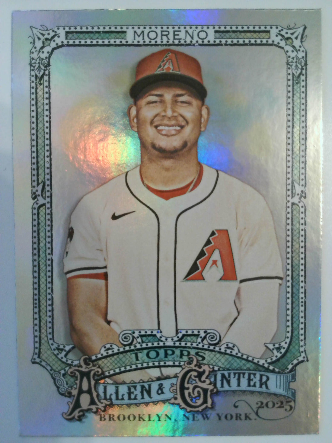 2025 Topps Allen & Ginter Baseball Silver Portrait Gabriel Moreno #172