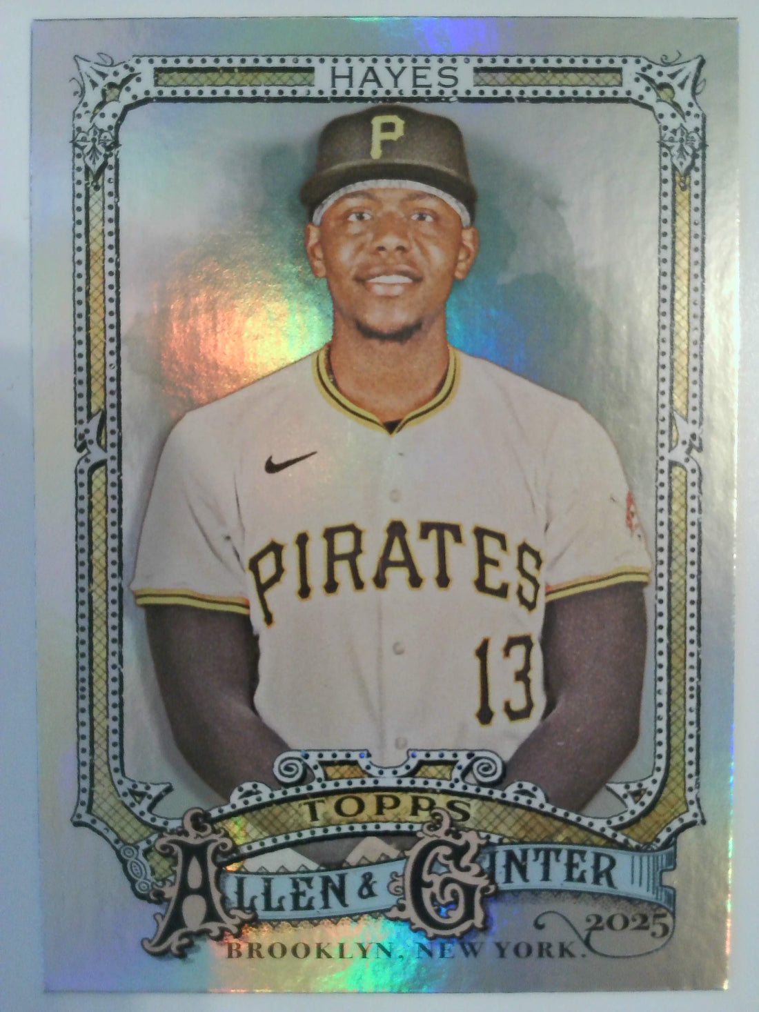 2025 Topps Allen & Ginter Baseball Silver Portrait Ke'Bryan Hayes #224