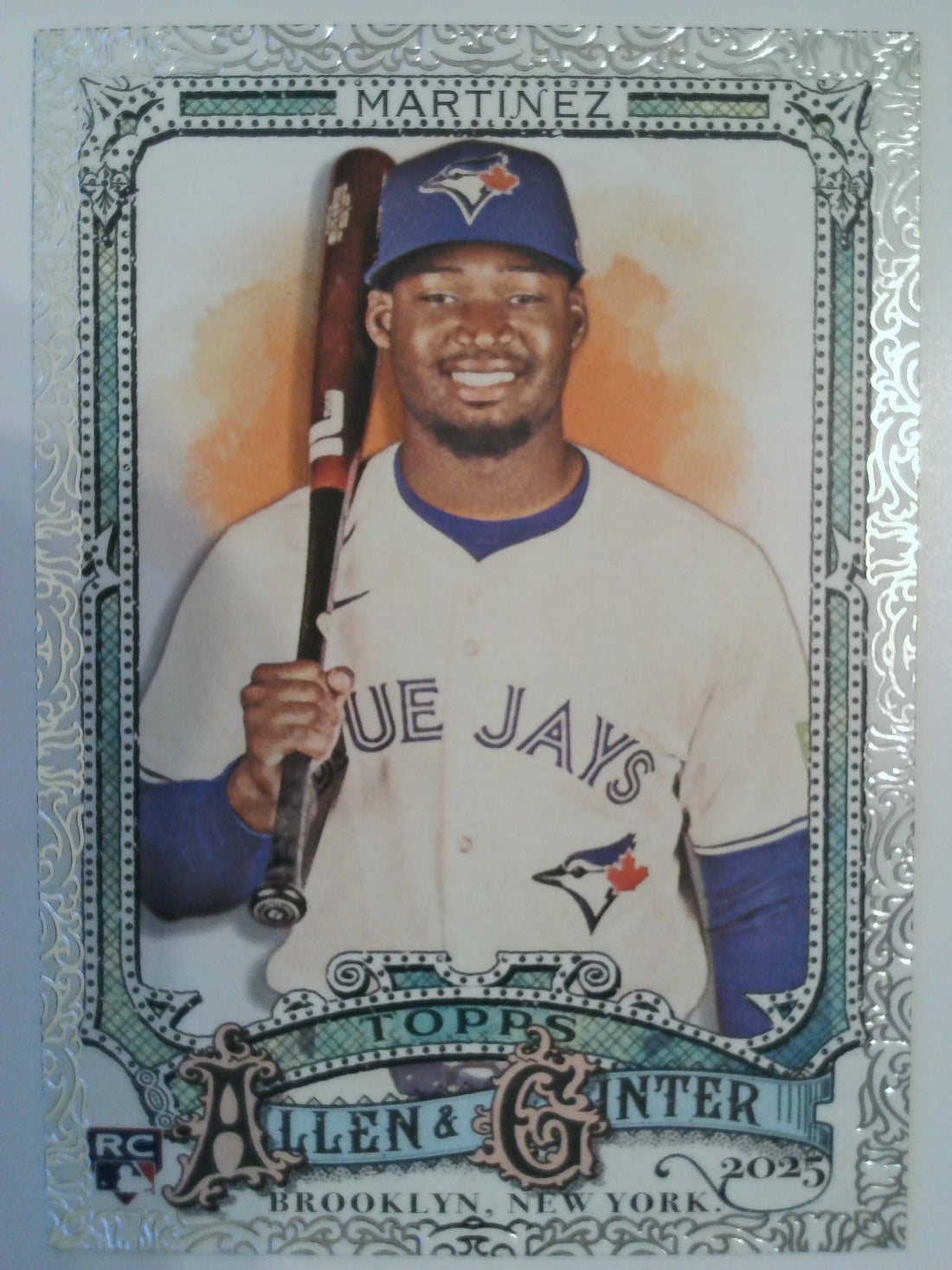 2025 Topps Allen & Ginter Baseball Foil Filagree Orelvis Martinez #82 Rookie