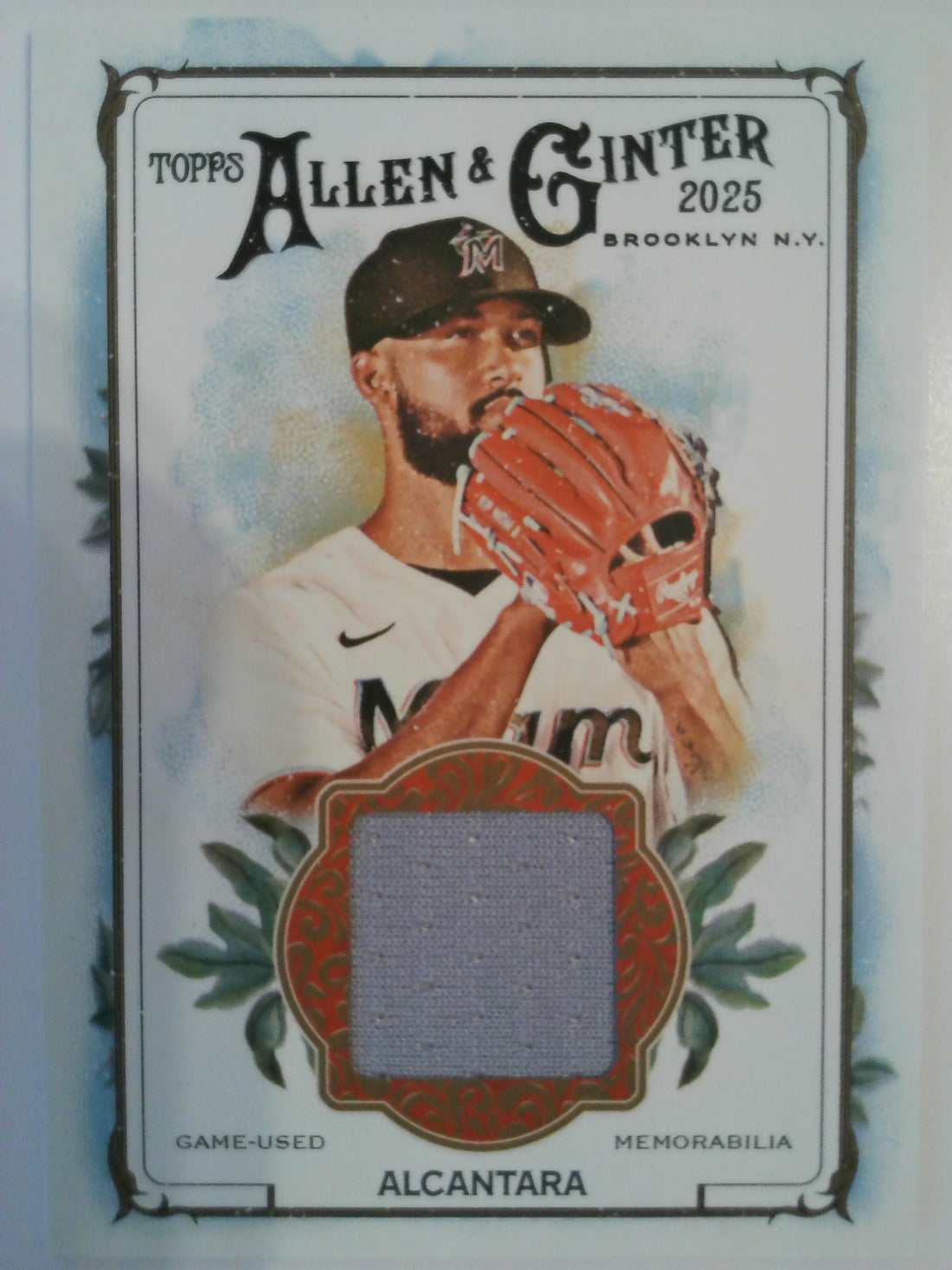 2025 Topps Allen & Ginter Baseball Relics Sandy Alcantara #AGR-SA