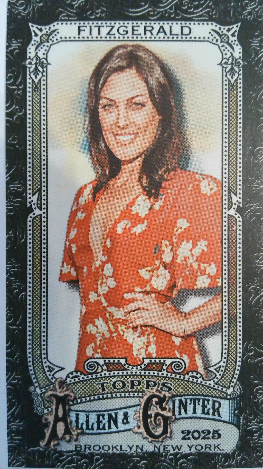 2025 Topps Allen & Ginter Baseball Mini Black Border Michele Fitzgerald #273