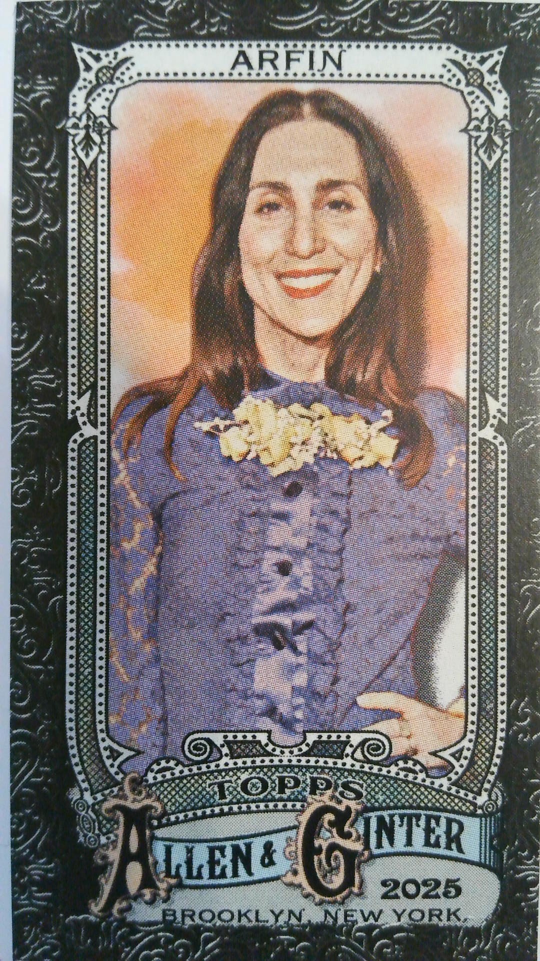 2025 Topps Allen & Ginter Baseball Mini Black Border Lesley Arfin #264