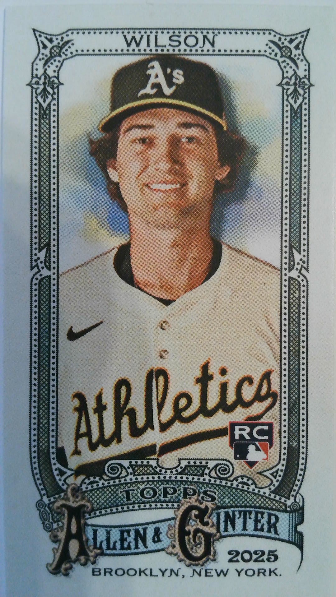 2025 Topps Allen & Ginter Baseball Mini Jacob Wilson #105 Rookie
