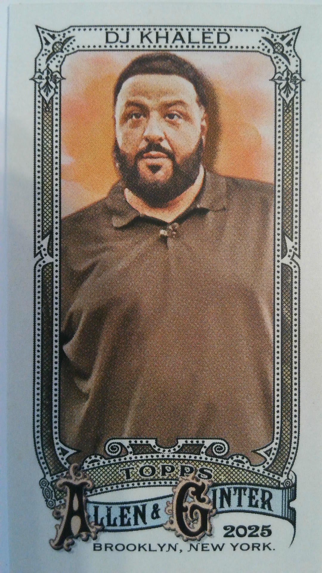 2025 Topps Allen & Ginter Baseball Mini DJ Khaled #208