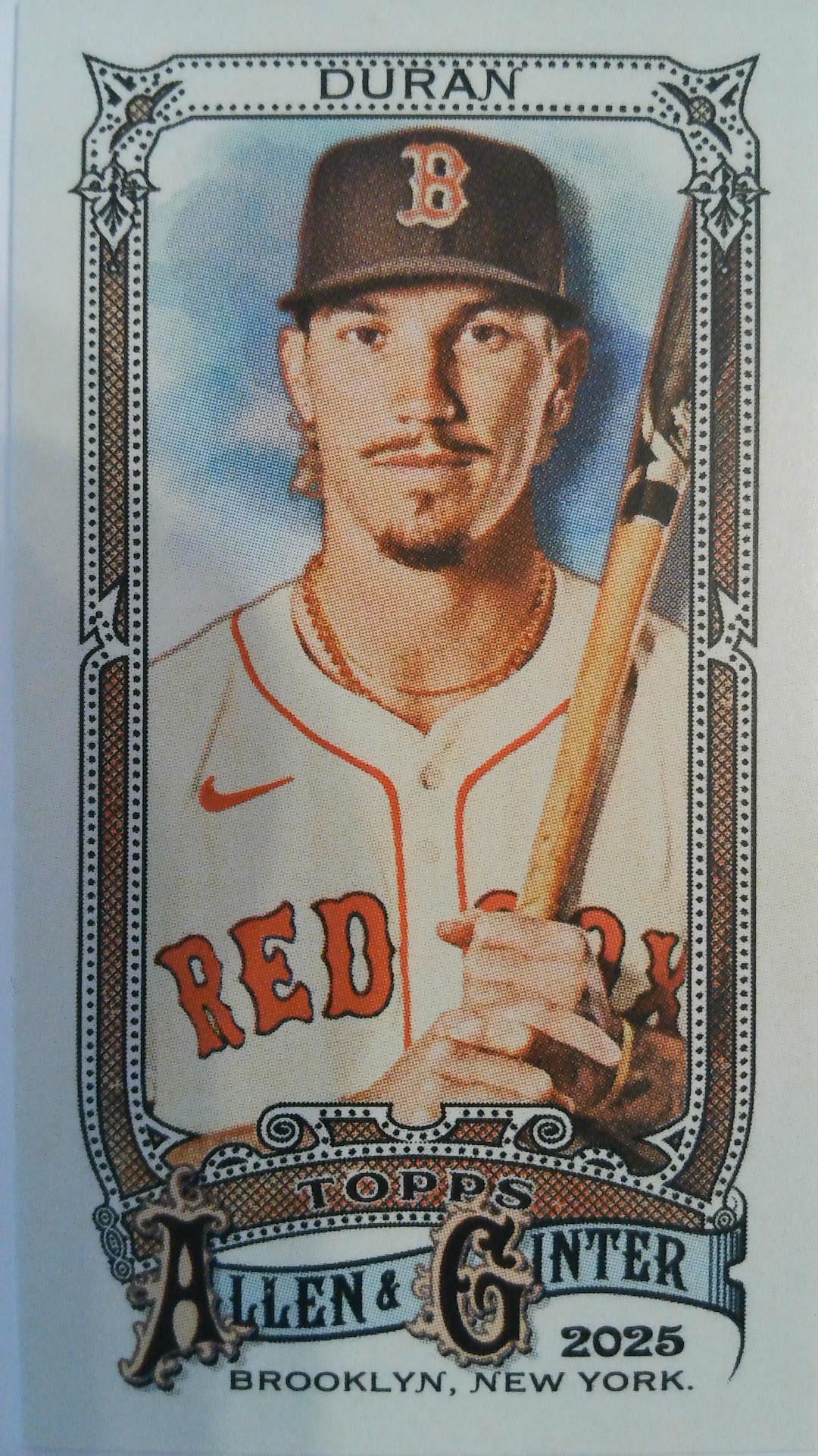 2025 Topps Allen & Ginter Baseball Mini Jarren Duran #154