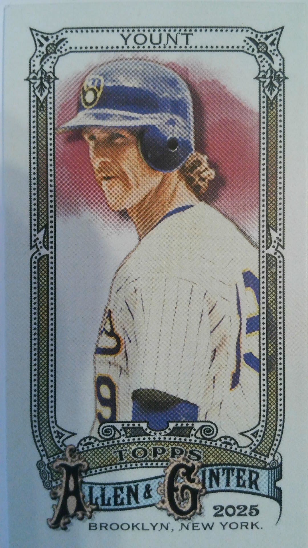 2025 Topps Allen & Ginter Baseball Mini Robin Yount #321