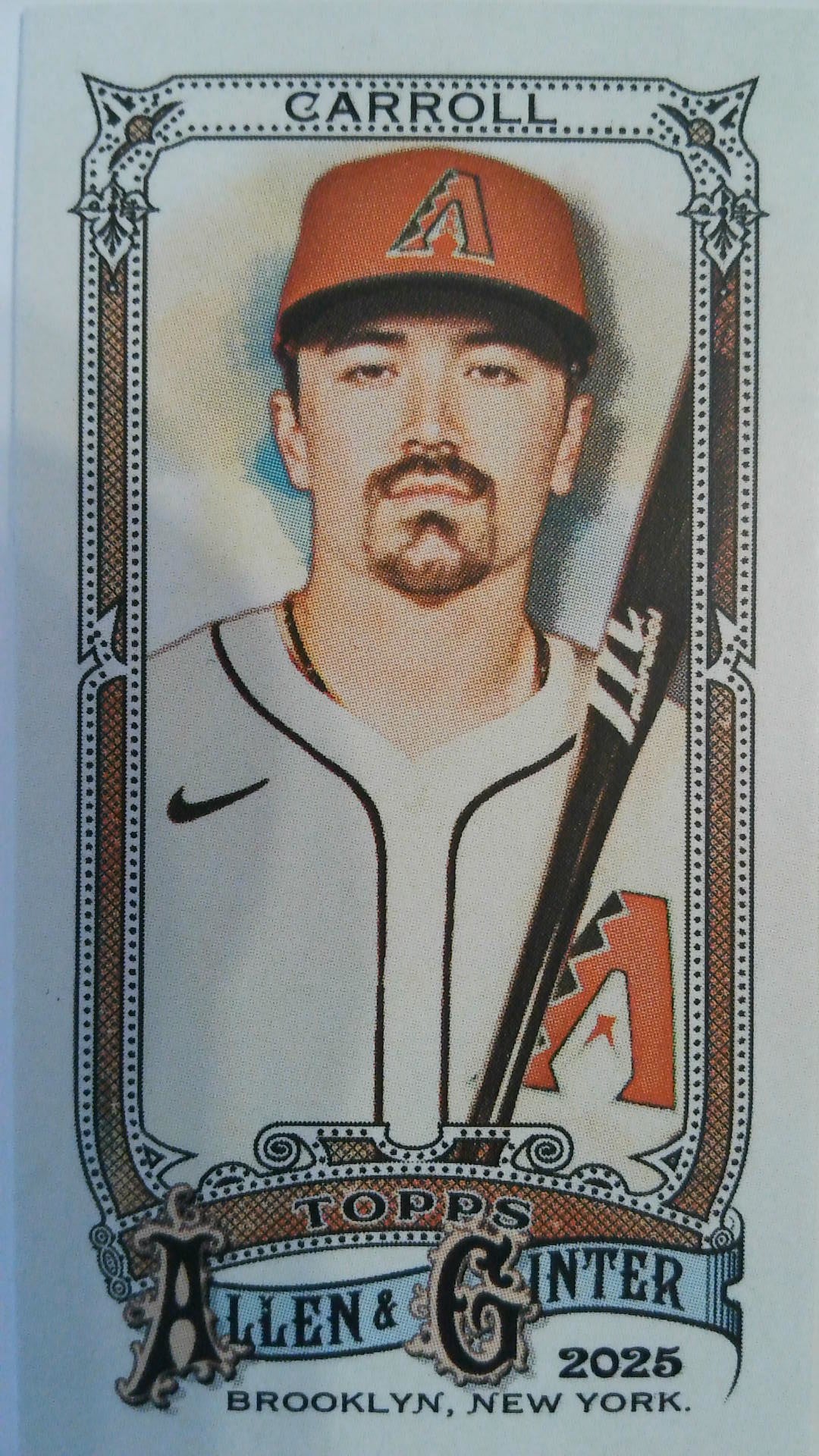 2025 Topps Allen & Ginter Baseball Mini Allen & Ginter Back Corbin Carroll #10
