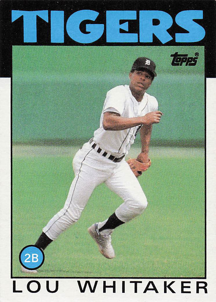 1986 Topps Baseball Lou Whitaker #20