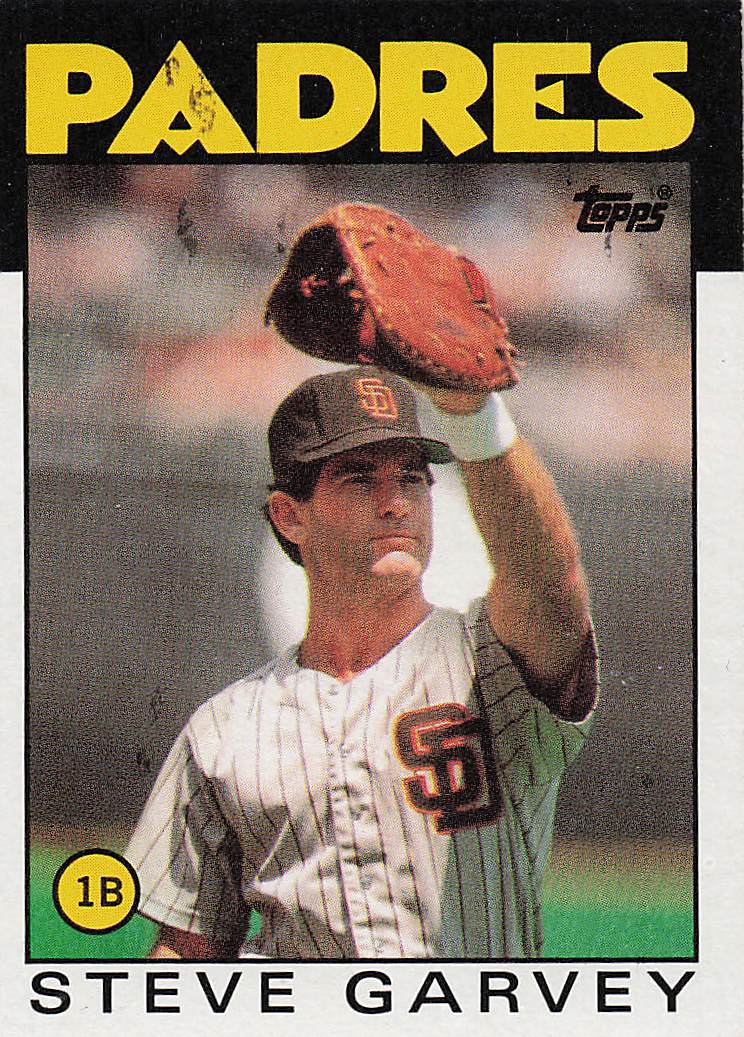 1986 Topps Baseball Steve Garvey #660