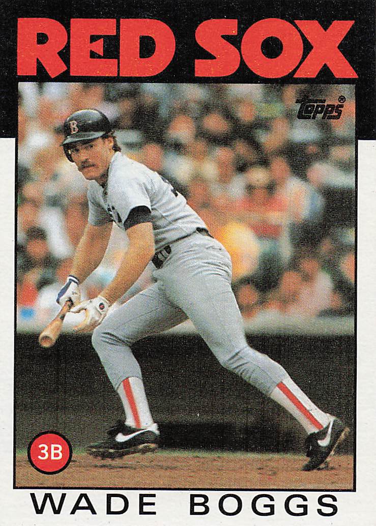 1986 Topps Baseball Wade Boggs #510