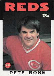 1986 Topps Baseball Pete Rose #741