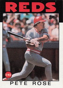 1986 Topps Baseball Pete Rose #1