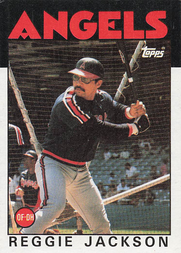 1986 Topps Baseball Reggie Jackson #700
