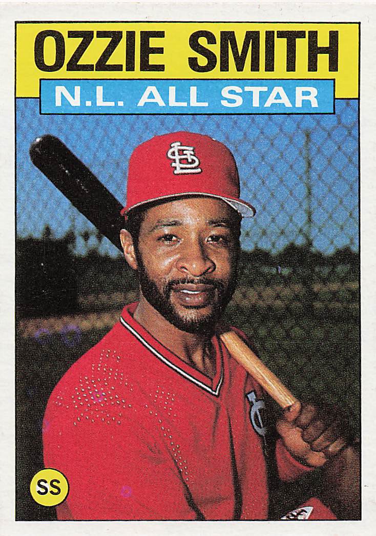 1986 Topps Baseball Ozzie Smith #704