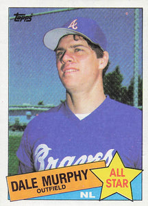 1985 Topps Baseball Dale Murphy #716
