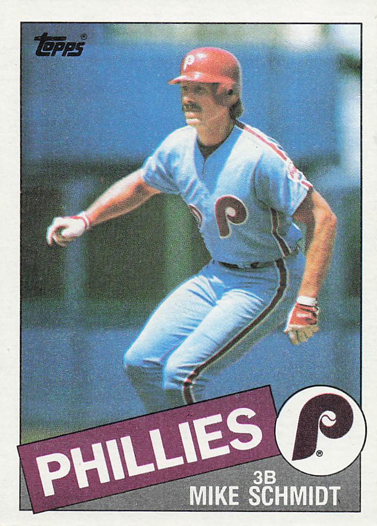 1985 Topps Baseball Mike Schmidt #500