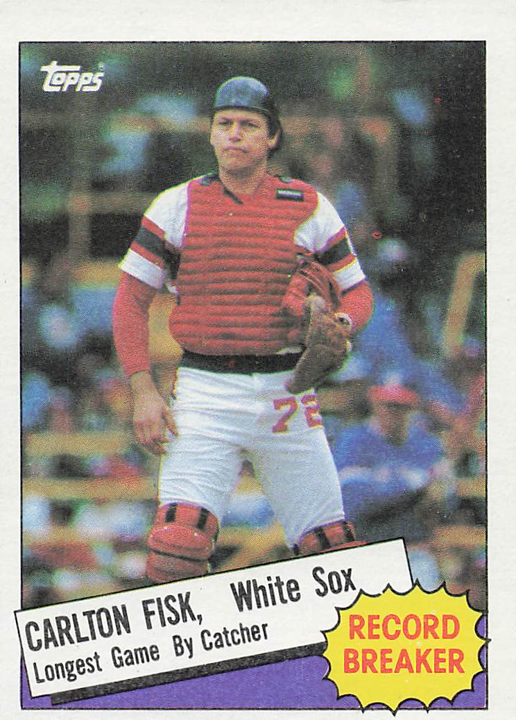 1985 Topps Baseball Carlton Fisk #1