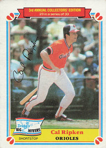 1983 Topps Drake's Big Hitters Baseball Cal Ripken #23