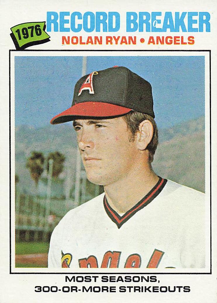 1977 Topps Baseball Nolan Ryan #234