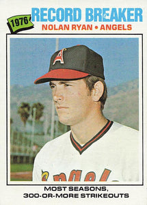 1977 Topps Baseball Nolan Ryan #234
