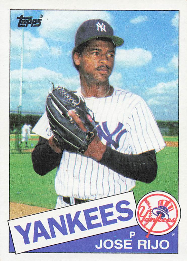 1985 Topps Baseball Jose Rijo #238 Rookie