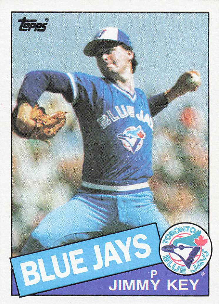 1985 Topps Baseball Jimmy Key #193 Rookie