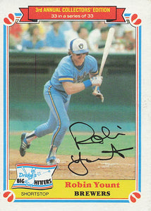 1983 Topps Drake's Big Hitters Baseball Robin Yount #33