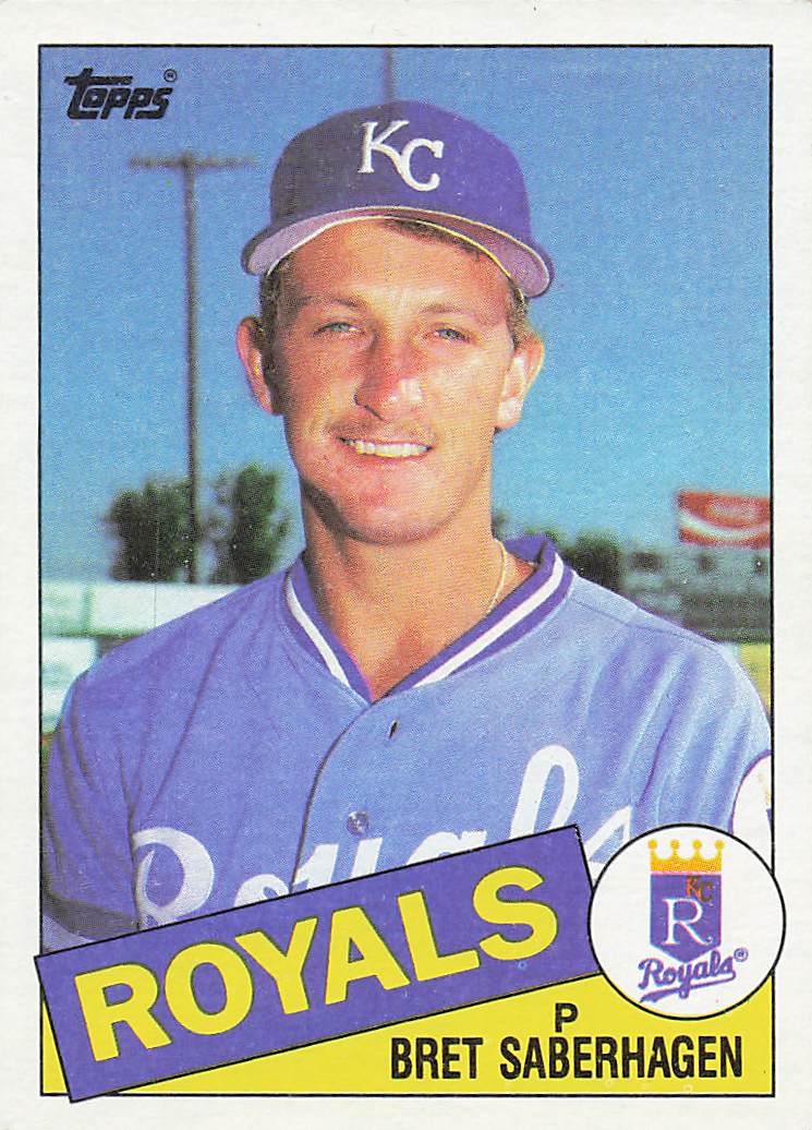1985 Topps Baseball Bret Saberhagen #23 Rookie
