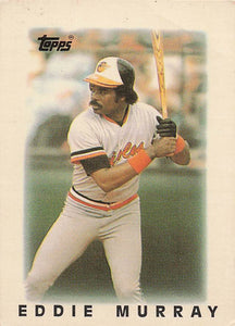1986 Topps Major League Leaders Minis Baseball Eddie Murray #1