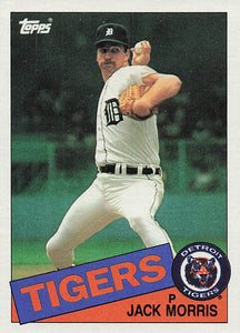 1985 Topps Baseball Jack Morris #610