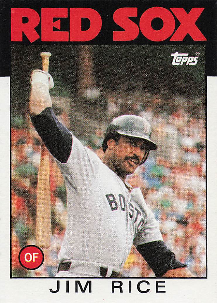 1986 Topps Baseball Jim Rice #320