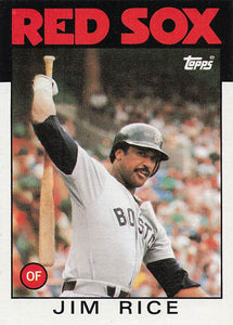 1986 Topps Baseball Jim Rice #320