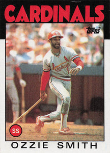 1986 Topps Baseball Ozzie Smith #730