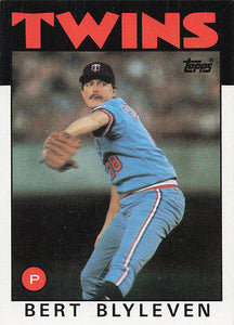 1986 Topps Baseball Bert Blyleven #445