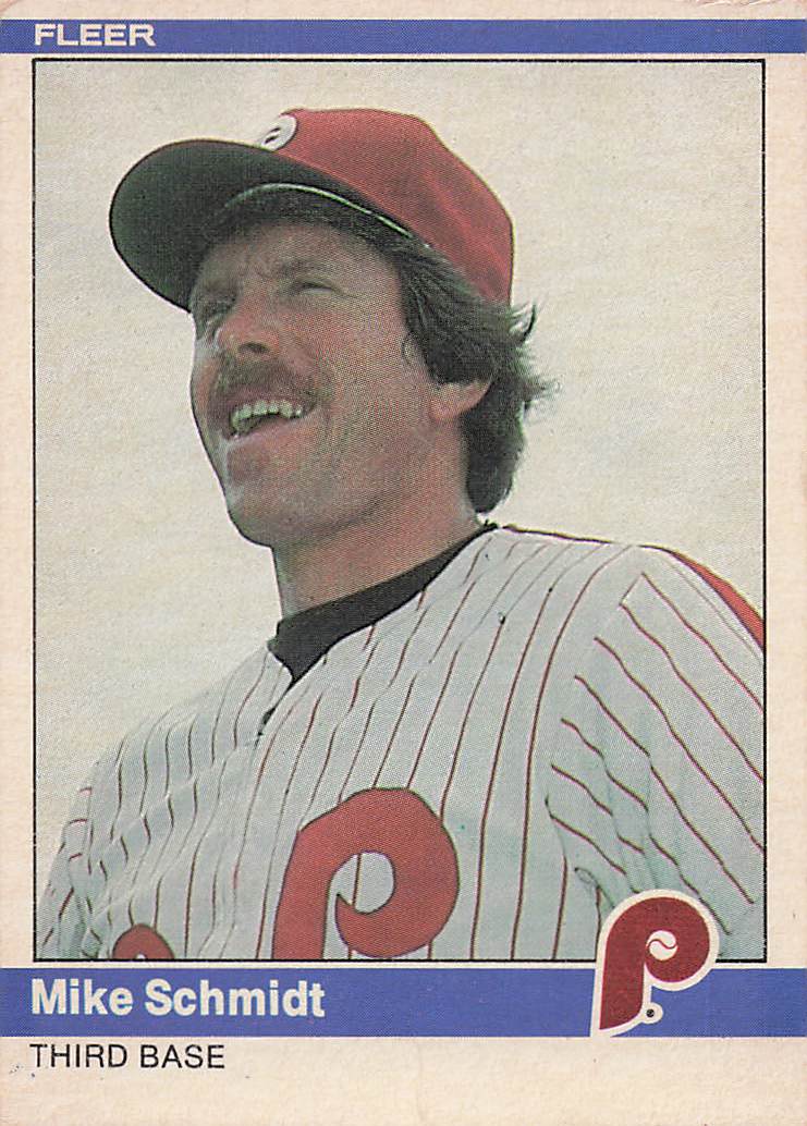 1984 Fleer Baseball Mike Schmidt #48