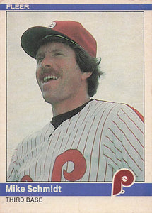 1984 Fleer Baseball Mike Schmidt #48