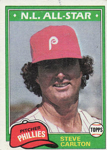 1981 Topps Baseball Steve Carlton #630