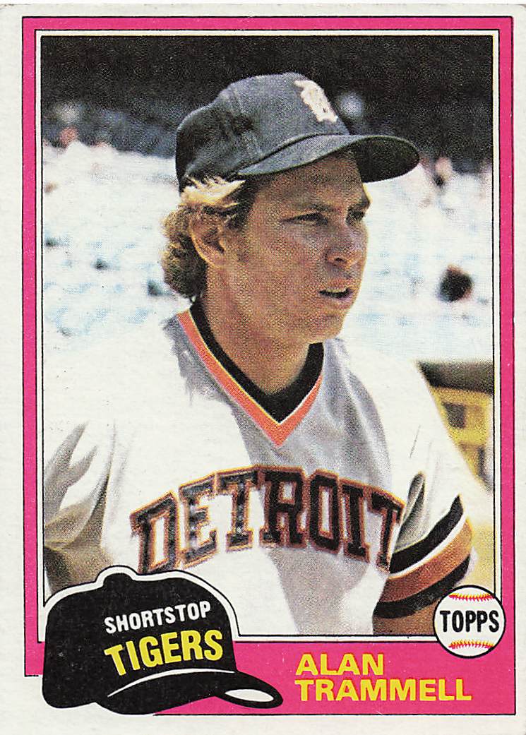1981 Topps Baseball Alan Trammell #709