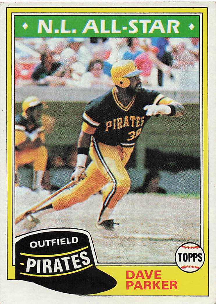 1981 Topps Baseball Dave Parker #640