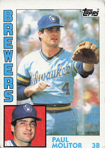 1984 Topps Baseball Paul Molitor #60