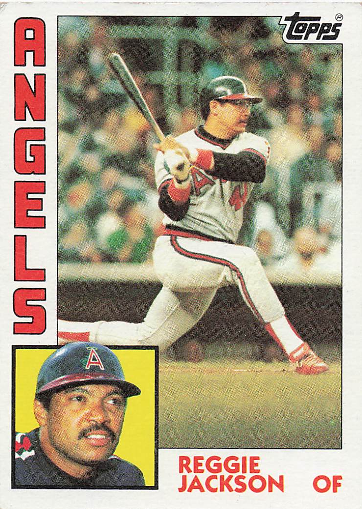 1984 Topps Baseball Reggie Jackson #100