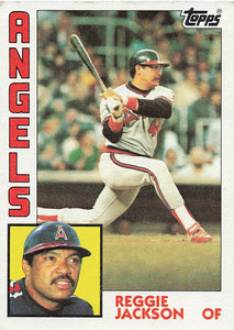 1984 Topps Baseball Reggie Jackson #100