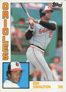 1984 Topps Baseball Ken Singleton #165