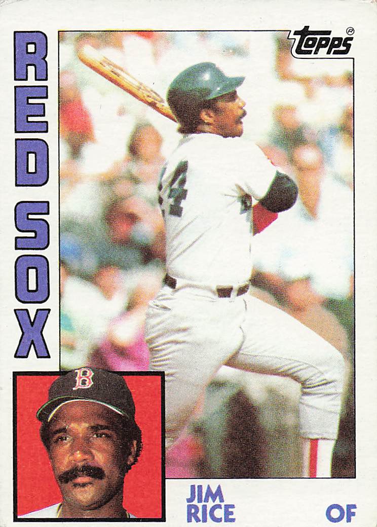 1984 Topps Baseball Jim Rice #550