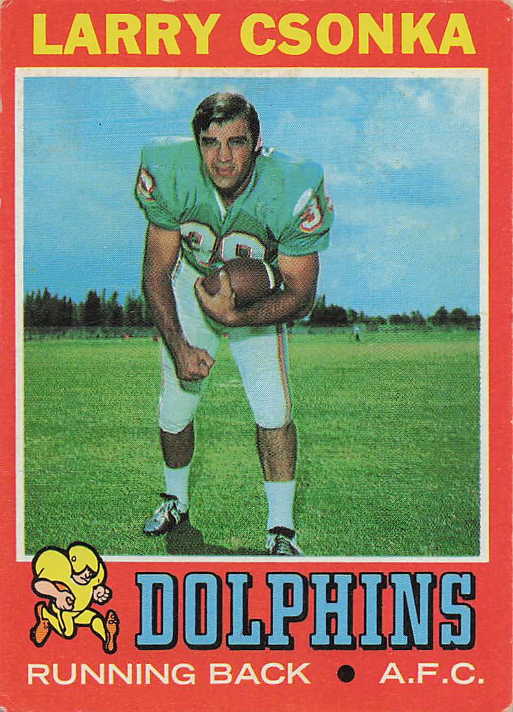 1971 Topps Football Larry Csonka #45