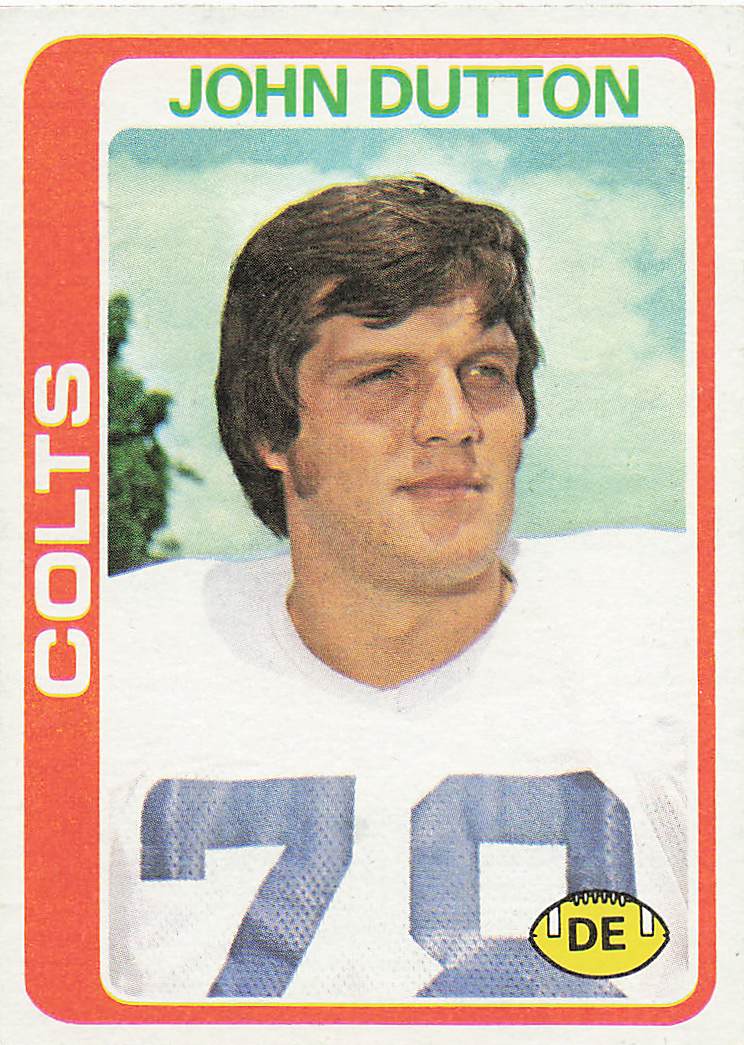 1978 Topps Football John Dutton #280