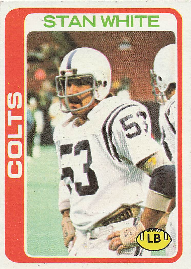 1978 Topps Football Stan White #49