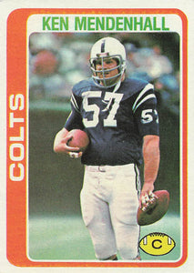 1978 Topps Football Ken Mendenhall #241